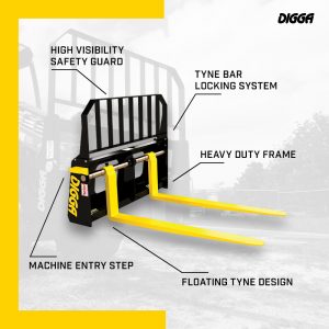 Digga 900kg Pallet Tynes (Mini Multifit)