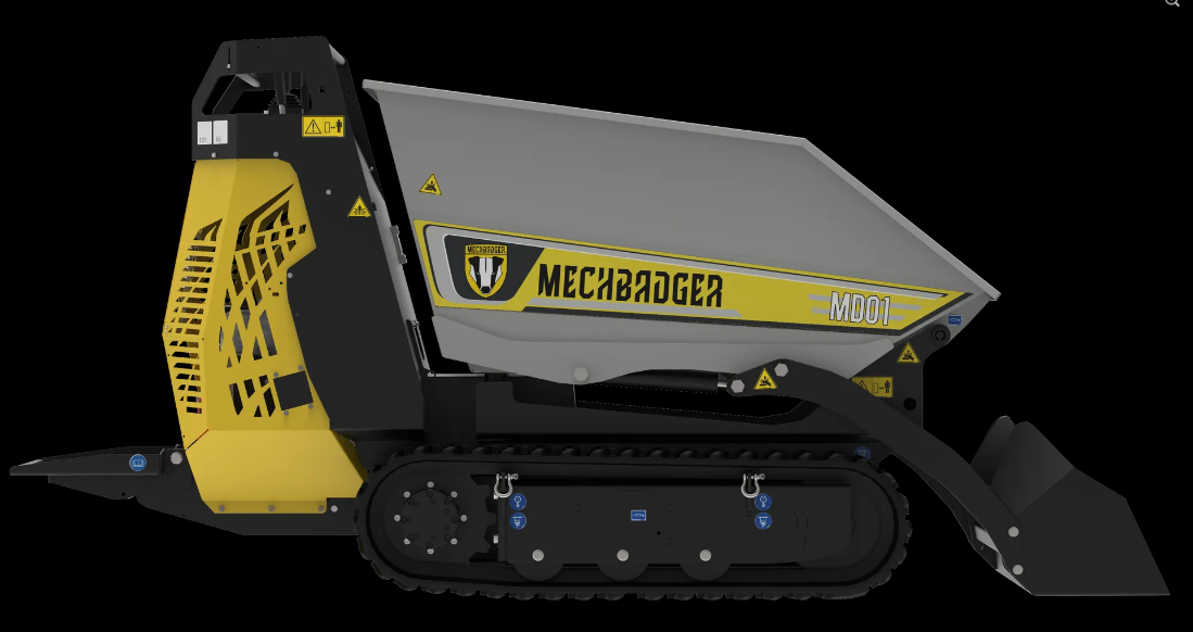 MP 1t Site Dumper equipment to suit MechBadger Multi-Purpose Drive - Image 7