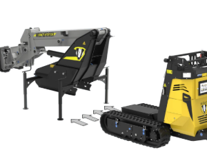 MP Loader Arm equipment for MechBadger Multipurpose Drive Units