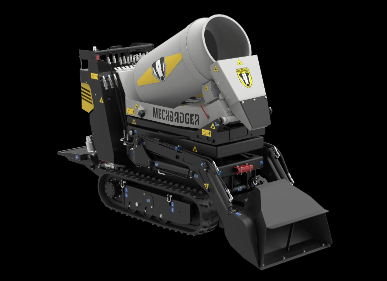 MP Tracked Cement Mixer equipment to suit MechBadger Multi-purpose drive - Image 5