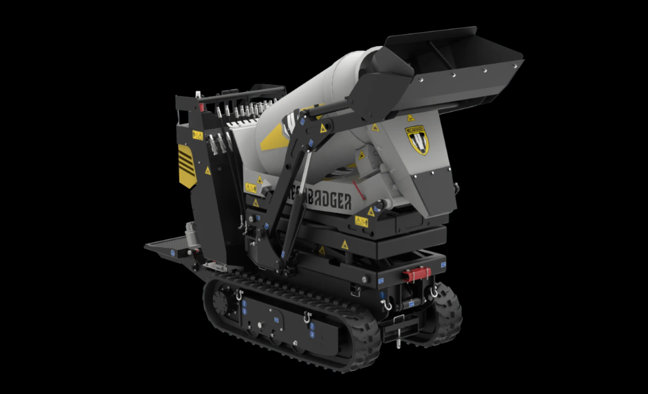MP Tracked Cement Mixer equipment to suit MechBadger Multi-purpose drive - Image 6