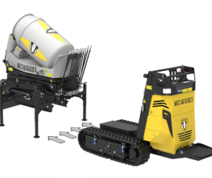 MP Tracked Cement Mixer equipment to suit MechBadger Multi-purpose drive